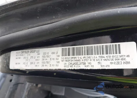 2014 Jeep Wrangler Sport из США, поврежденный, VIN 1C4AJWAG6EL207580